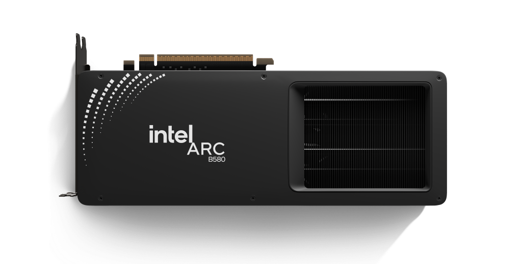 intel arc b580 front